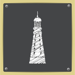Vector lighthouse icon 