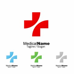 Medical Medicine Medic Hospital logo icon vector 