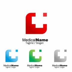 Medical Medicine Medic Hospital logo icon vector 