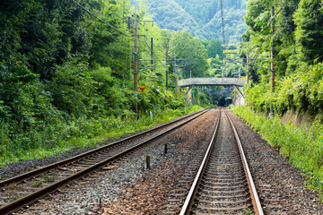 Obraz premium Train tracks