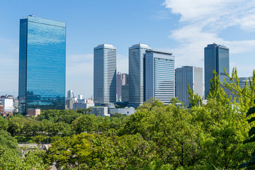 Fototapeta premium Osaka city at day time