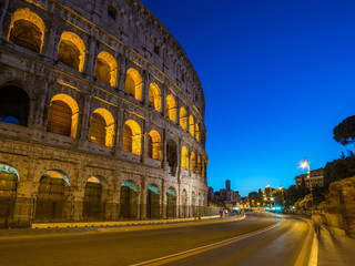Night scene at Colosseum - Rome - Italy