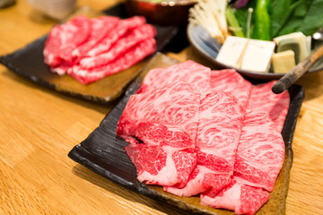 Sukiyaki Fresh Beef pork slices