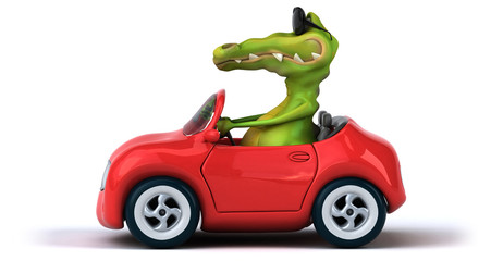 Fototapeta premium Fun crocodile