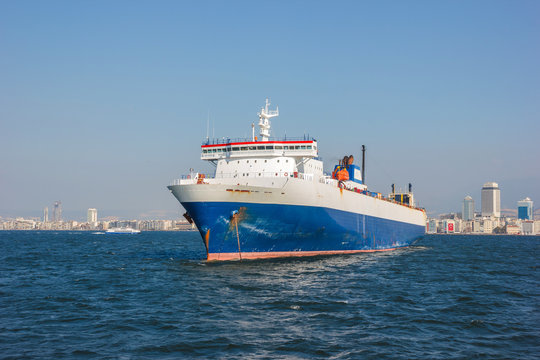 cargo ship at Izmir