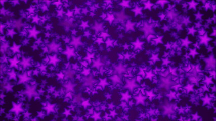 Colorful Stars Illustration - Violet