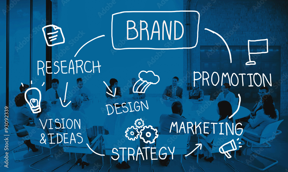 Sticker brand marketing advertising identity business trademark concept - Stickers