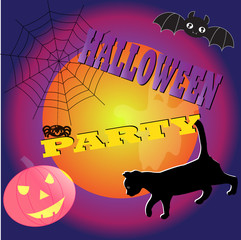 poster Halloween party