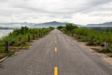 Fototapeta premium Road and Grass 