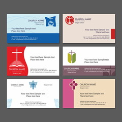 Set Christian business cards. For the church, the ministry, the club and the community