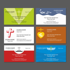 Set Christian business cards. For the church, the ministry, the club and the community.