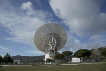antenas 03 / plano general de antena, telecomunicaciones espaciales y radiotelescopio 