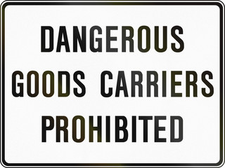 Dangerous Goods Prohibited in Canada