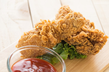 fried crispy chicken