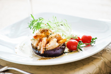 stuffed aubergine