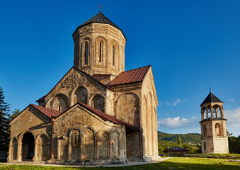 Fototapeta na wymiar Nicortsminda church temple in Georgia