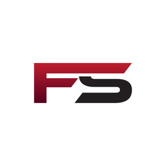 modern initial logo FS