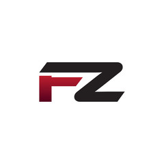 modern initial logo FZ