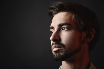 Young man's portrait