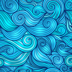 Seamless wave pattern