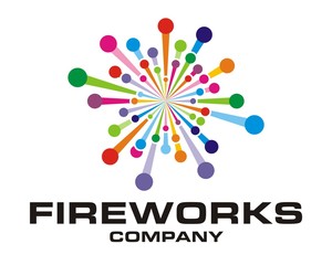 firework logo design