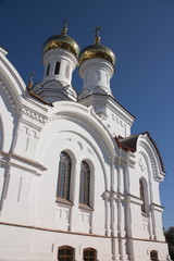 Fototapeta na wymiar Prince Vladimir's Church in the city of Irkutsk