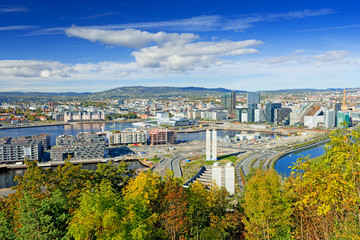 View of Oslo city Norway