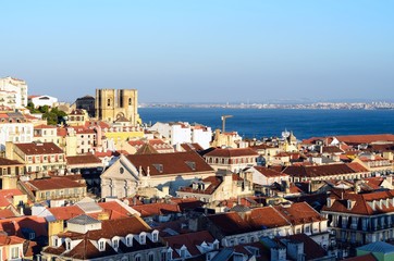 Fototapeta premium Aerial view of Lisbon, Portugal
