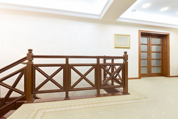 Corridor with stairs - hotel interior