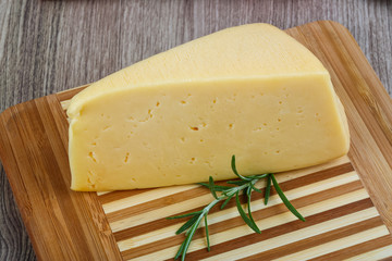 Yellow cheese triangle