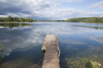 Fototapeta premium Lake Luka, Trakai, Vilnius