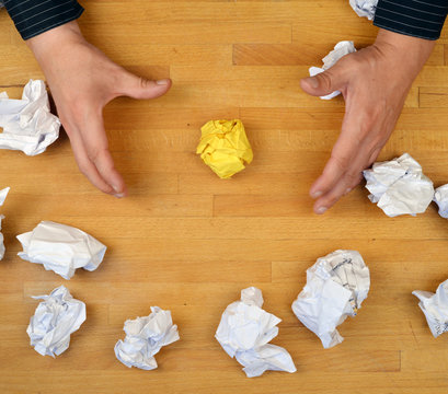 Hand an Ideen