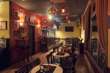 Cafe Interior Retro Design