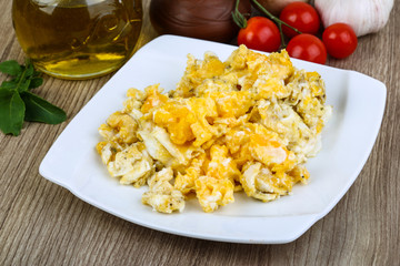 Scrambled eggs