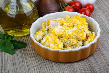 Scrambled eggs