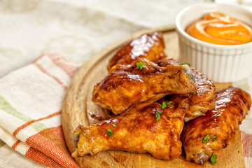 Spicy chicken wings