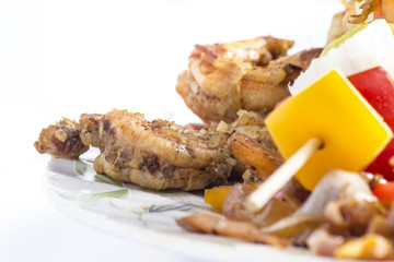 Shrimp kebabs