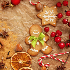 christmas gingerbreads baking