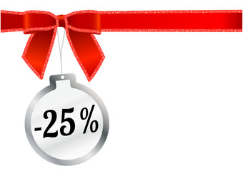 25 Prozent Rabatt