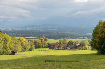 Oberbayerische Landschaft bei Reichling