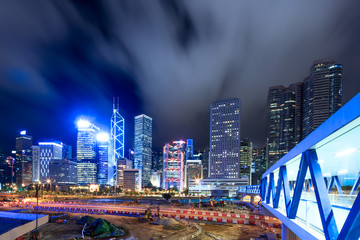 Fototapeta premium panorama of skyscrapers in a modern city