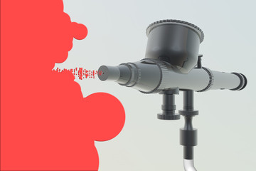 airbrush lens ingekleurd