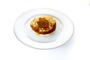 Pancakes with strawberry