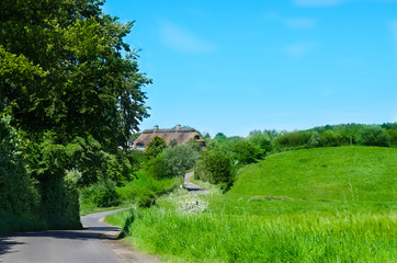 Landscape on the Baltic Sea, Flensburg, Glücksburg near
