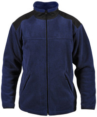 blue male sport jacket isolated on white