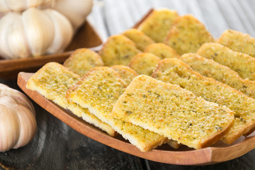 crispy bread garlic