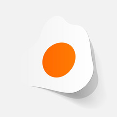 paper sticker: egg