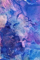 Fototapeta premium Abstract watercolor background on the sheet of paper
