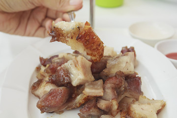 Trang roasted pork (geographical indication product of Thailand)