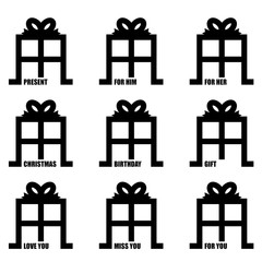 PRESENT ICON GIFT